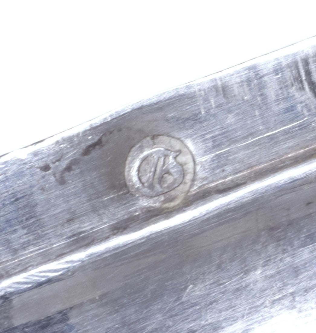 (3) CONTINENTAL SILVER TRINKET BOXES & COMPACT WALLET / CASE - 10