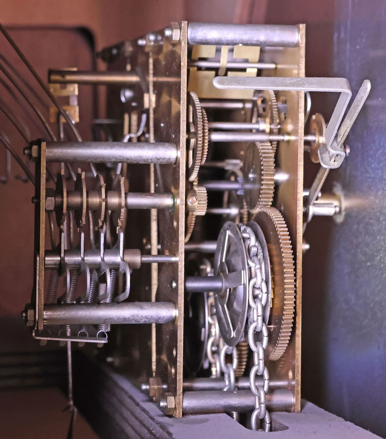 ROMANET MORBIER RENAISSANCE REVIVAL CARVED WALNUT LONGCASE CLOCK - 10