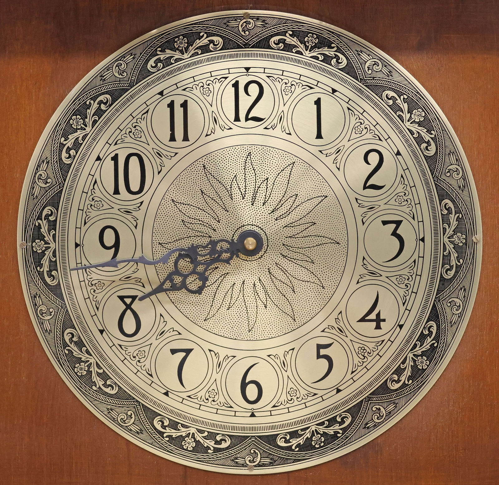 ROMANET MORBIER RENAISSANCE REVIVAL CARVED WALNUT LONGCASE CLOCK - 4