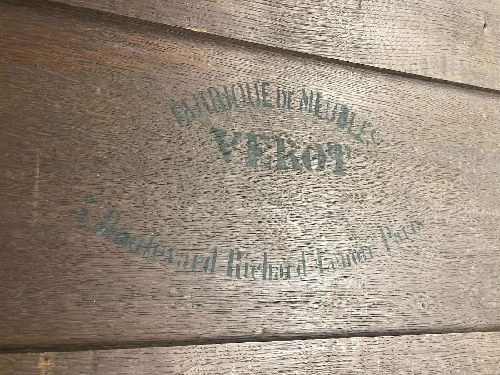 MONUMENTAL FRENCH VEROT GOTHIC REVIVAL CARVED WALNUT ARMOIRE, 105"H - 7