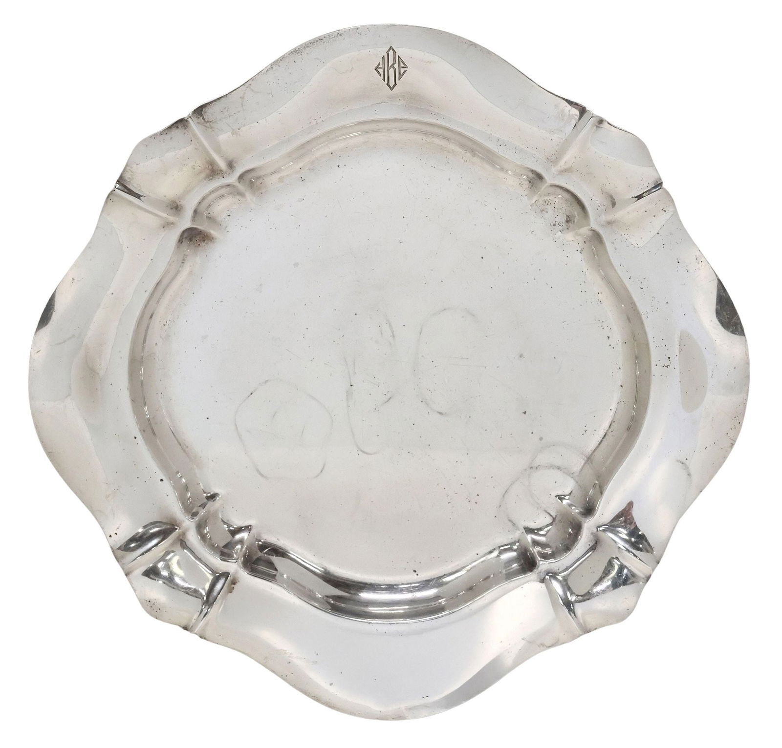 GORHAM 'CHIPPENDALE' STERLING SILVER SERVICE TRAY, 29.93OZT (1 of 4)