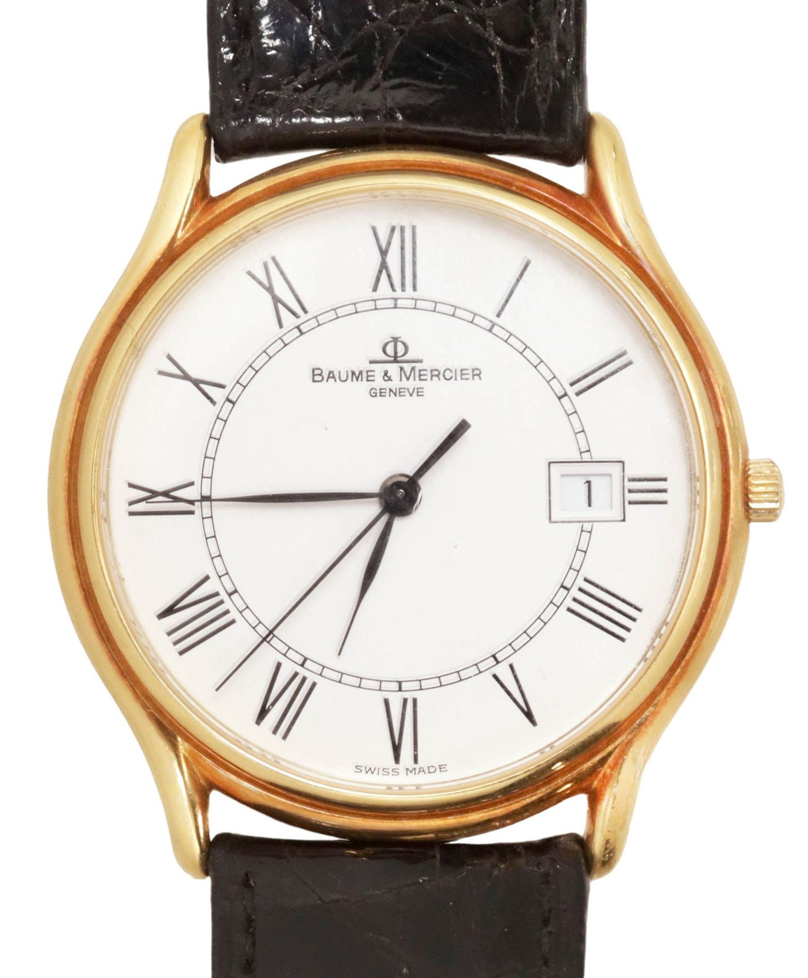 BAUME & MERCIER CLASSIMA 18KT YELLOW GOLD QUARTZ WATCH (1 of 5)