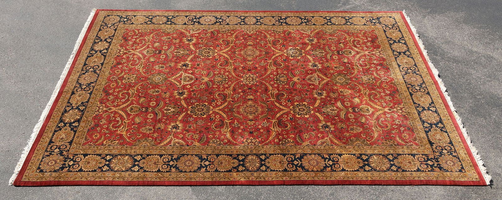 ESTATE HAND-TIED RUG, INDIA, 14'4" X 10' (1 of 3)