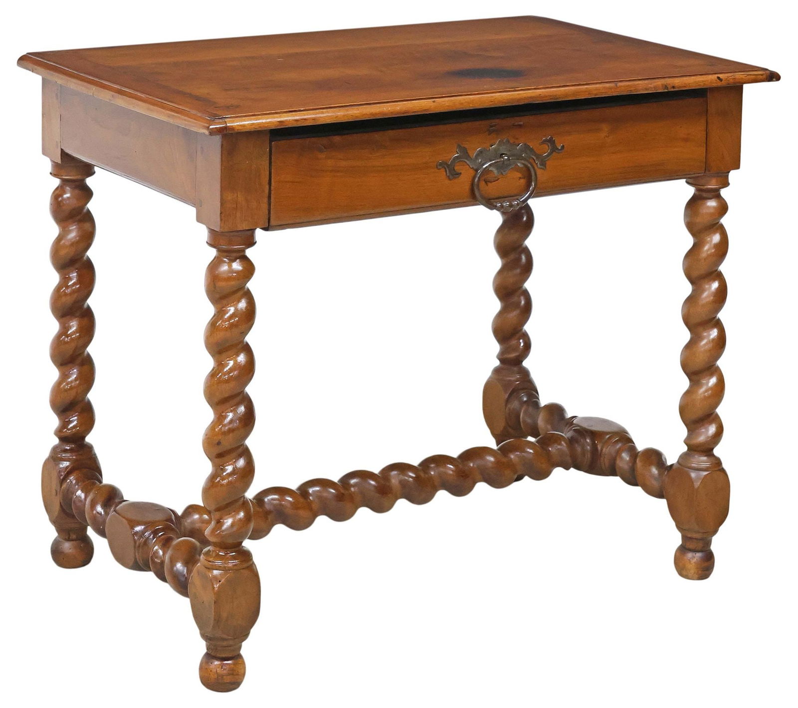 FRENCH HENRI II STYLE WALNUT WRITING TABLE (1 of 5)