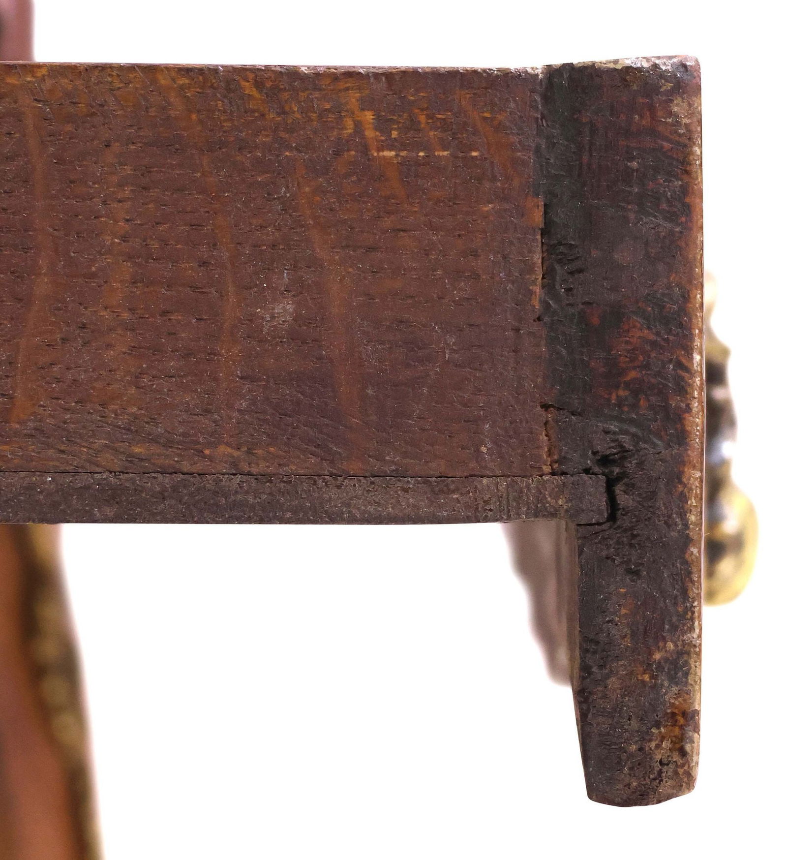 FRENCH TRANSITIONAL STYLE CHECKERBOARD PARQUETRY SIDE TABLE - 4