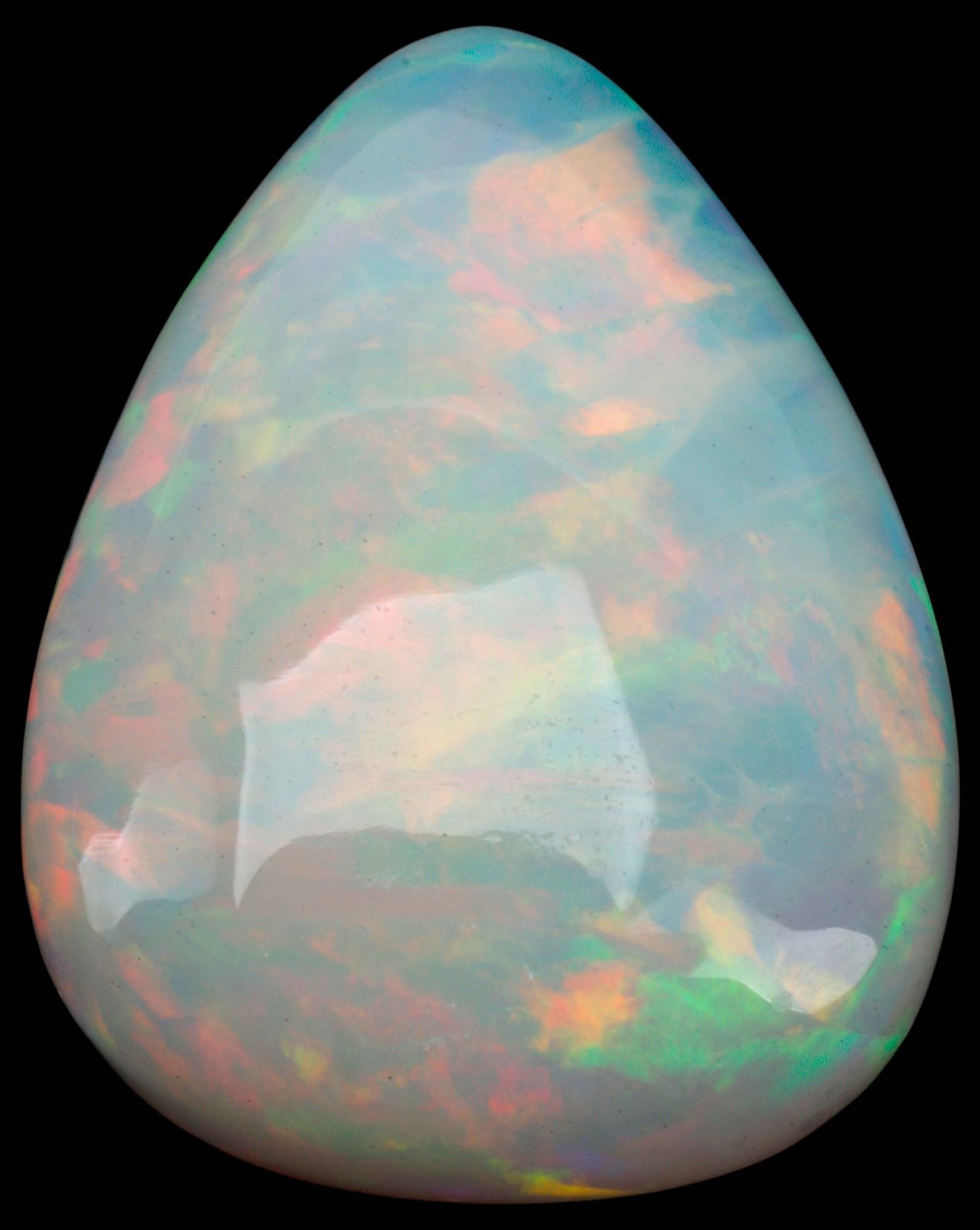ESTATE UNMOUNTED TEAR-SHAPED WELO OPAL GEMSTONE, 26.50CTS (1 of 5)