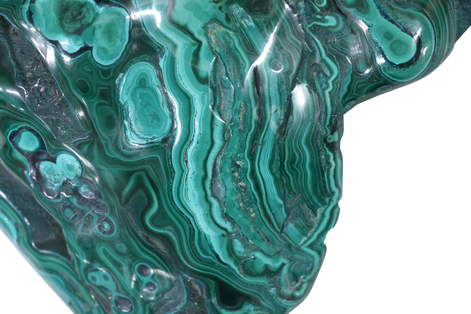 LARGE GEOLOGICAL MALACHITE SPECIMEN - 3