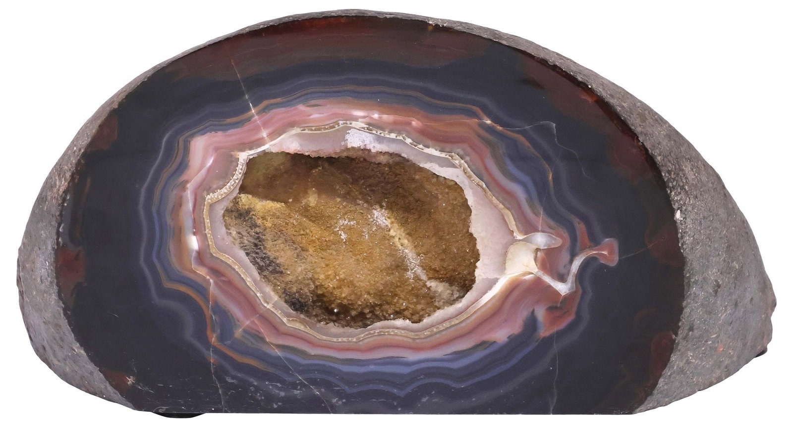 GEOLOGICAL AGATE GEODE SPECIMEN (1 of 4)