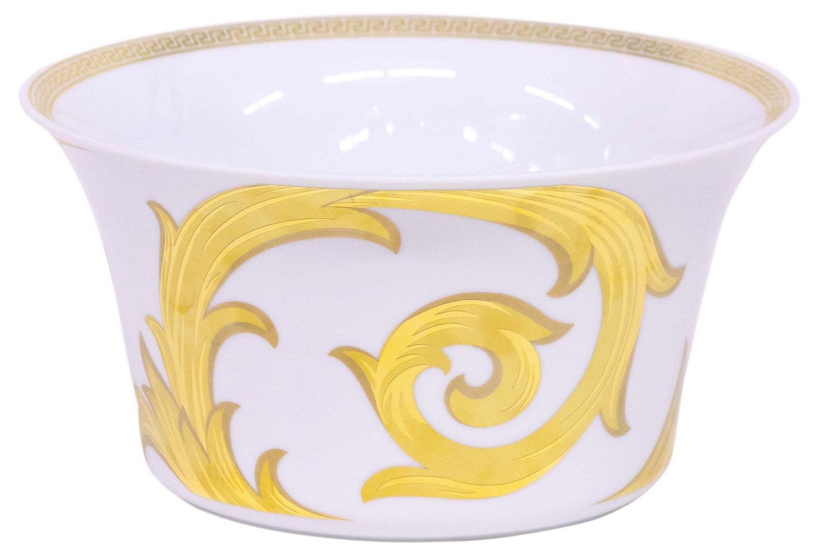 VERSACE FOR ROSENTHAL 'ARABESQUE GOLD' PORCELAIN VEGETABLE BOWL (1 of 6)