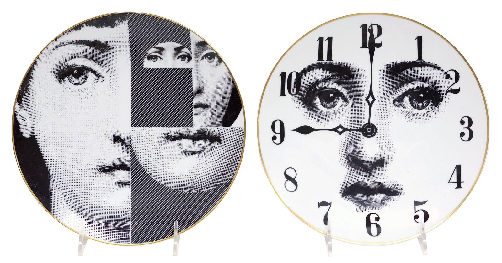 (2) ROSENTHAL X PIERO FORNASETTI 'TEMA E VARIAZIONI' LINA CAVALIERI PLATES (1 of 6)