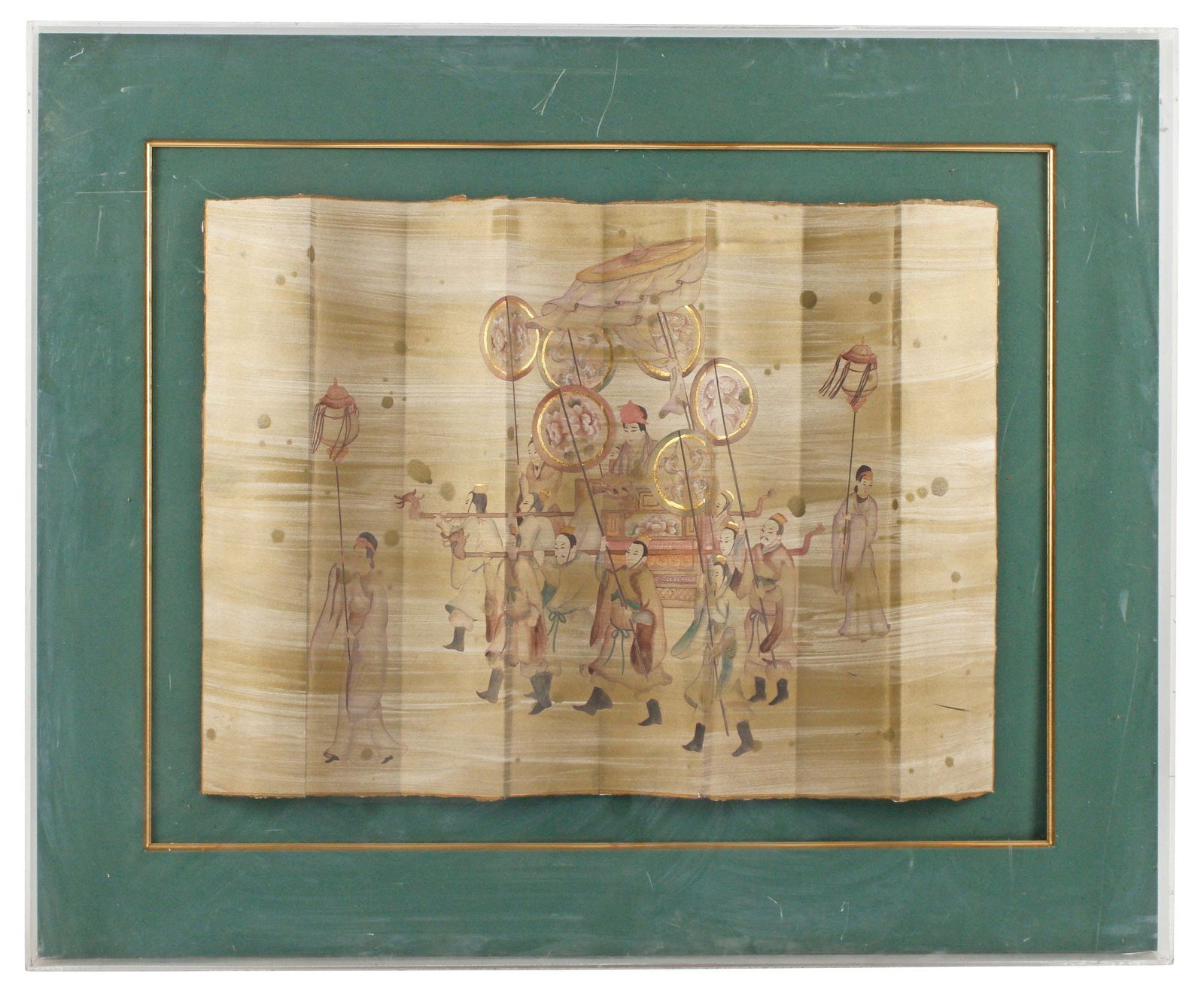 EARLENE DESHON DOUGLAS (20TH C.) SHADOWBOX-FRAMED PRINT, 'IMPERIAL DYNASTY' (1 of 9)