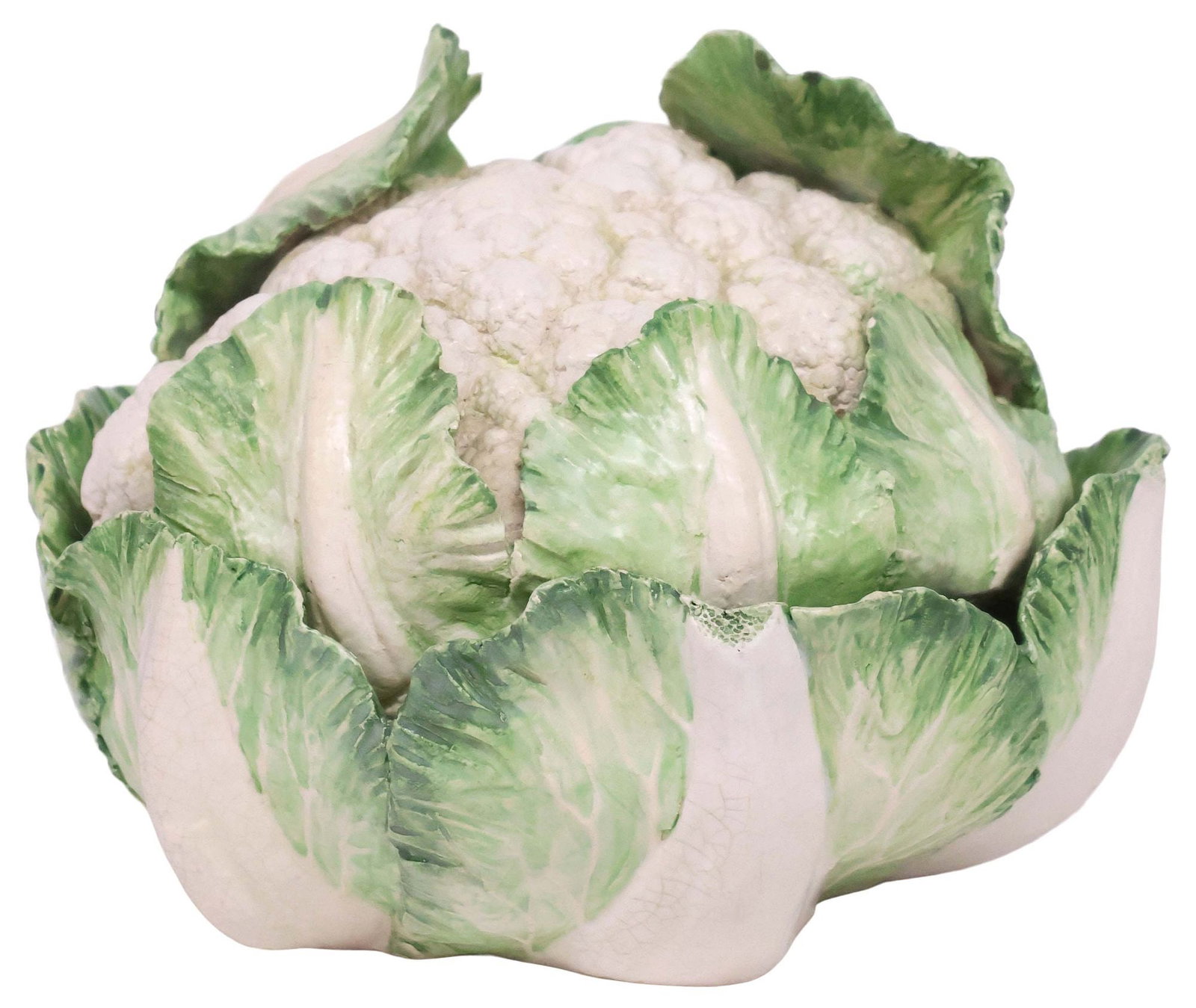 VLADIMIR KANEVSKY (B.1951) FOR SLATKIN SCULPTURAL PORCELAIN CAULIFLOWER BOWL (1 of 6)