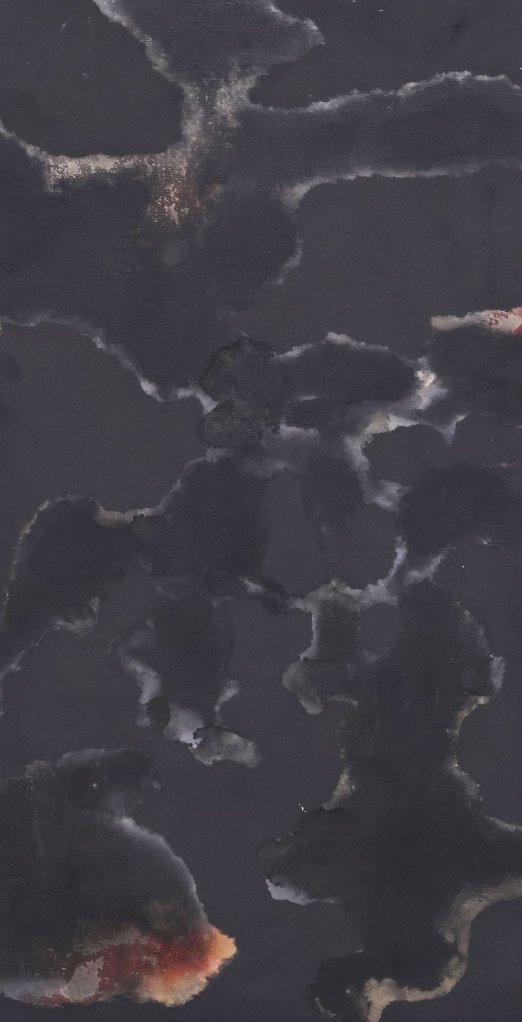 STANLEY TWARDOWICZ (1917-2008) PAINTING, ABSTRACT BLACK COMPOSITION #15 (1 of 4)