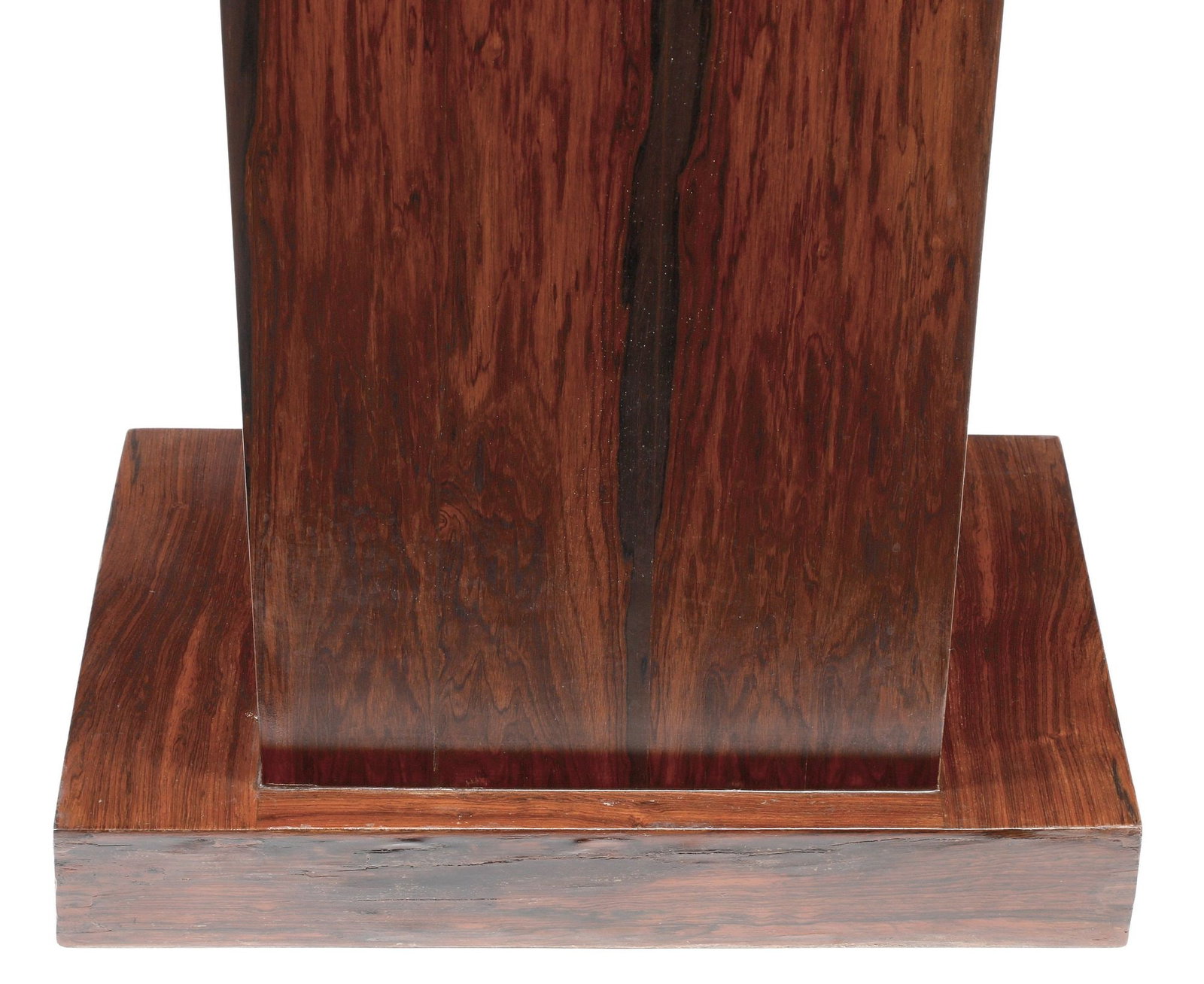 ART DECO STYLE RECTANGULAR FIGURED WOOD CONSOLE TABLE - 6