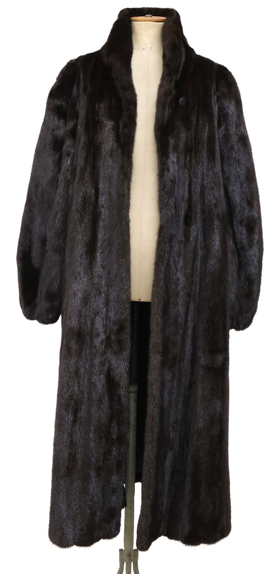 LADIES DESIGNER PIERRE BALMAIN BROWN MINK FUR COAT (1 of 8)
