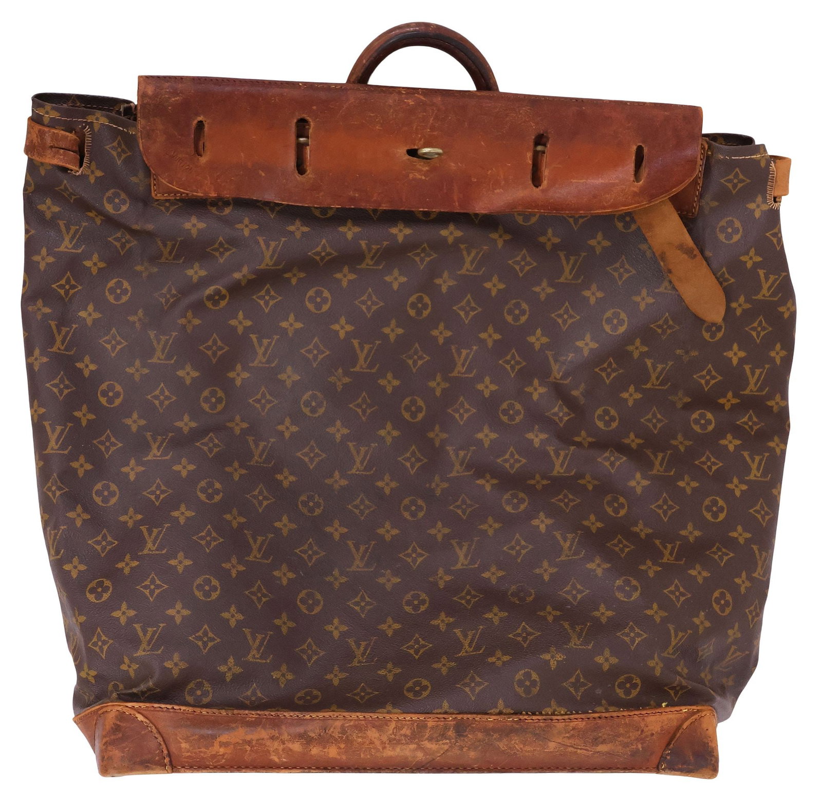 VINTAGE LOUIS VUITTON 'STEAMER GM' MONOGRAM CANVAS BAG (1 of 8)