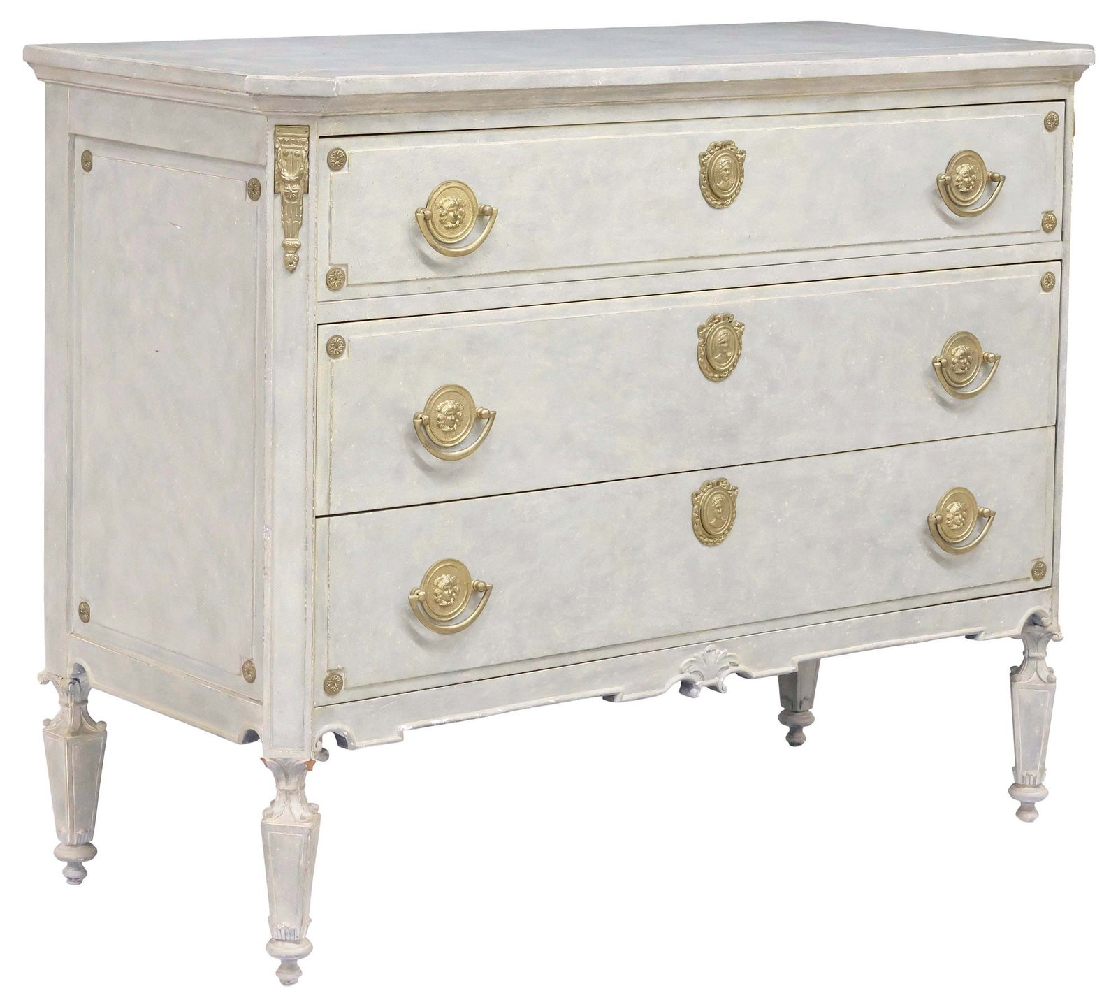 FRENCH HERITAGE COMPANY GUSTAVIAN STYLE 'SAINT EMILION' PAINTED COMMODE (1 of 7)