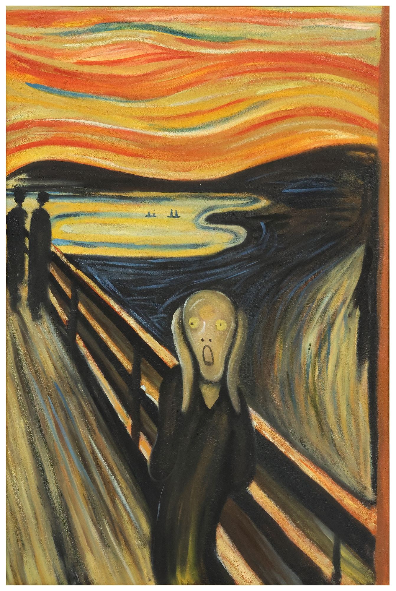 AFTER EDVARD MUNCH (1863-1944) PAINTING, 'THE SCREAM' (1 of 4)