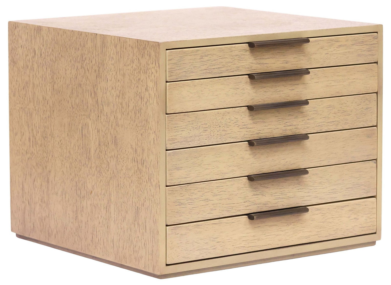 BARBARA BARRY CONTEMPORARY SLEEK 6-DRAWER JEWELRY CHEST / VANITY BOX (1 of 7)