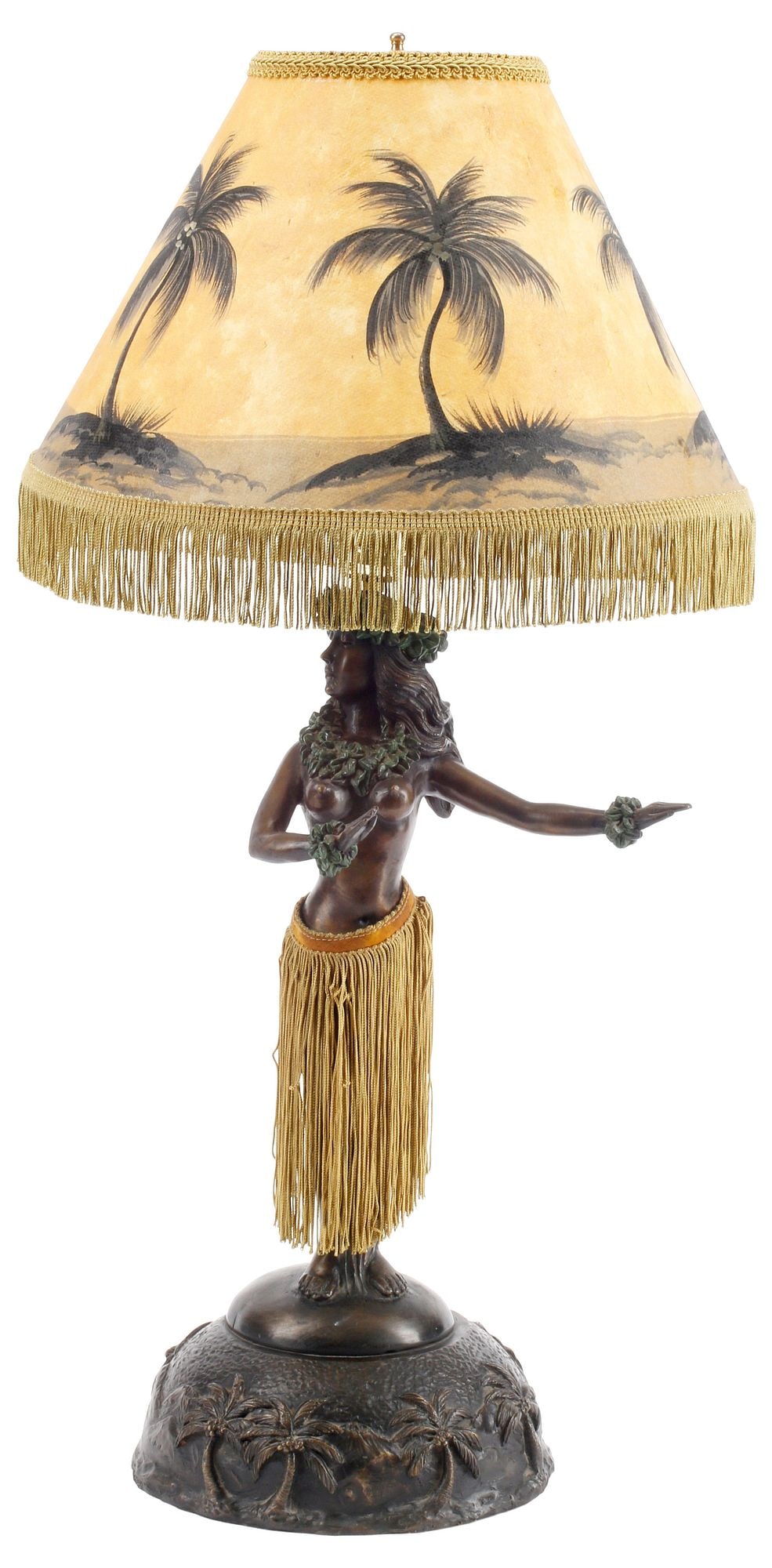 CHARLES MOORE HULA LAMPS OF HAWAII 'KAI-NUI' FIGURAL TABLE LAMP (1 of 8)