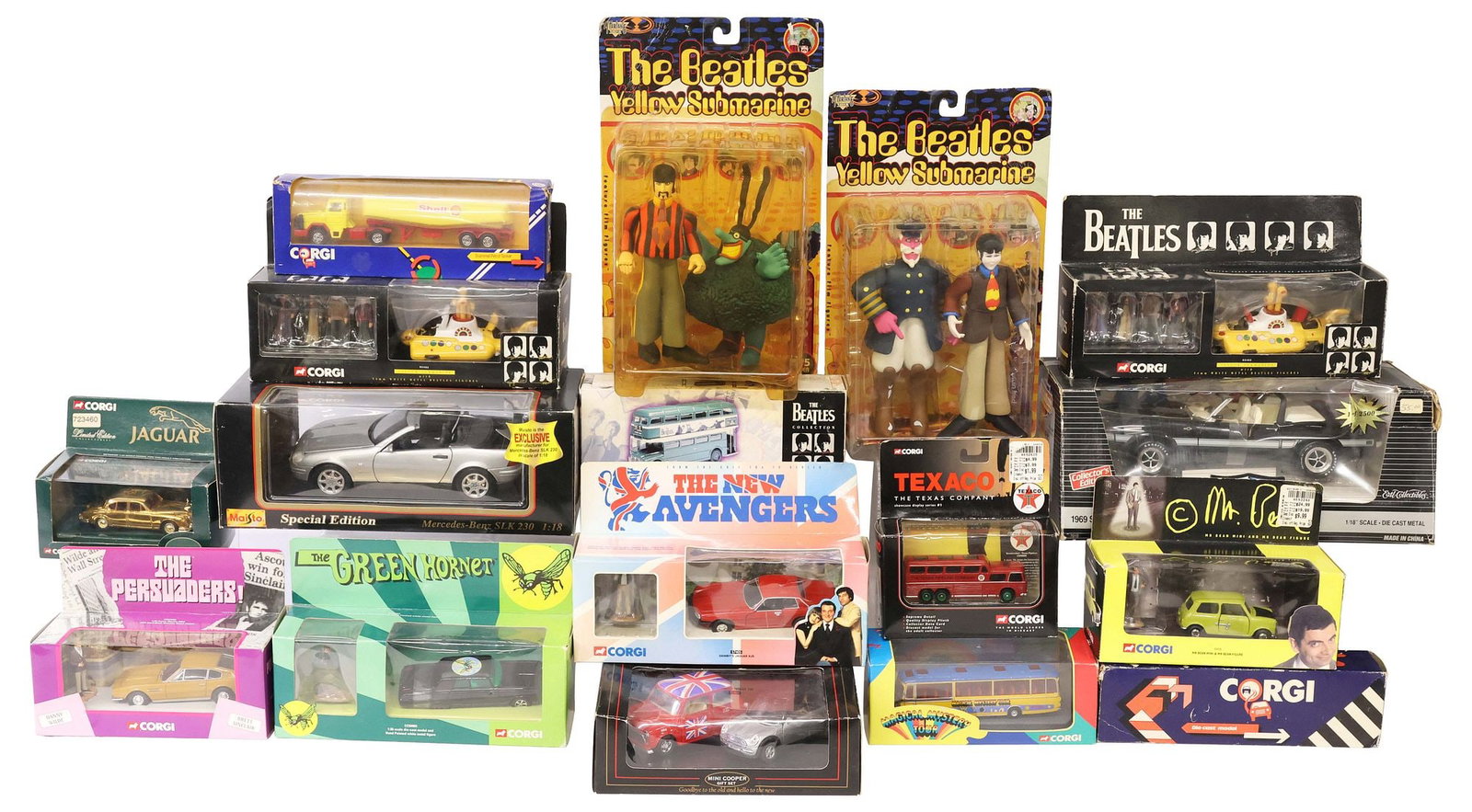 (17) COLLECTIBLE DIE CAST CAR MODELS & FIGURES, MANY CORGI, THE BEATLES (1 of 4)