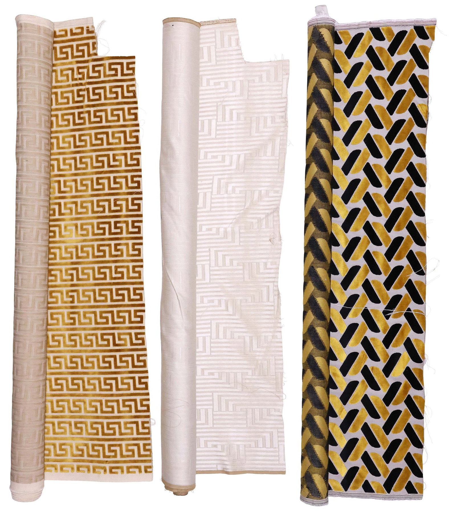 (3) COLLECTION OF UPHOLSTERY FABRIC BOLTS, VARIOUS STYLES & DESIGNERS (1 of 6)