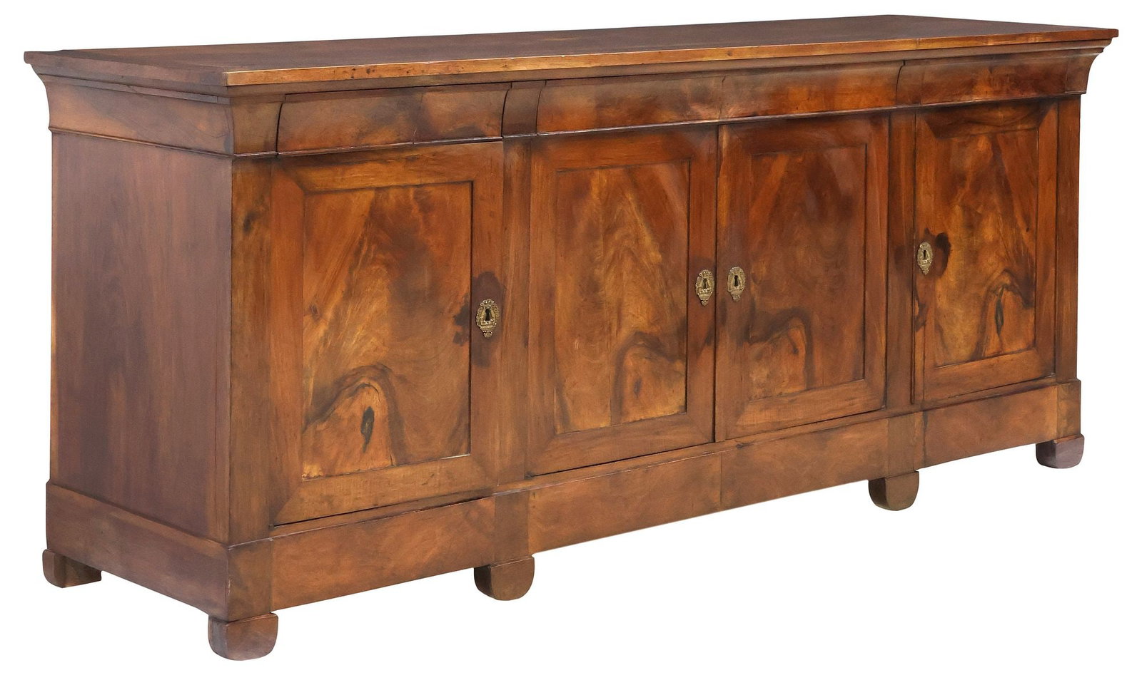 FRENCH LOUIS PHILIPPE PERIOD FIGURED WALNUT SIDEBOARD (1 of 6)