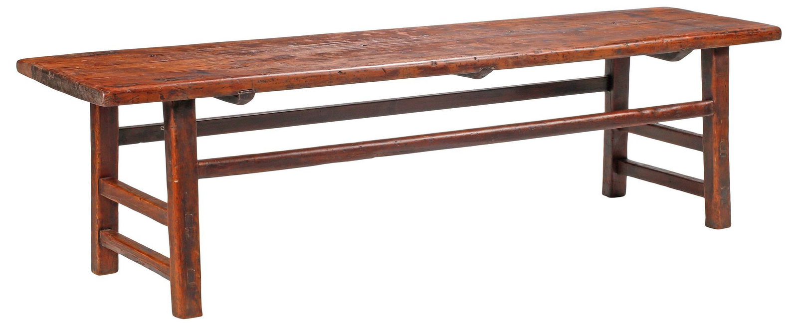 LARGE CHINESE RECTANGULAR LOW COFFEE TABLE, 55"L (1 of 3)