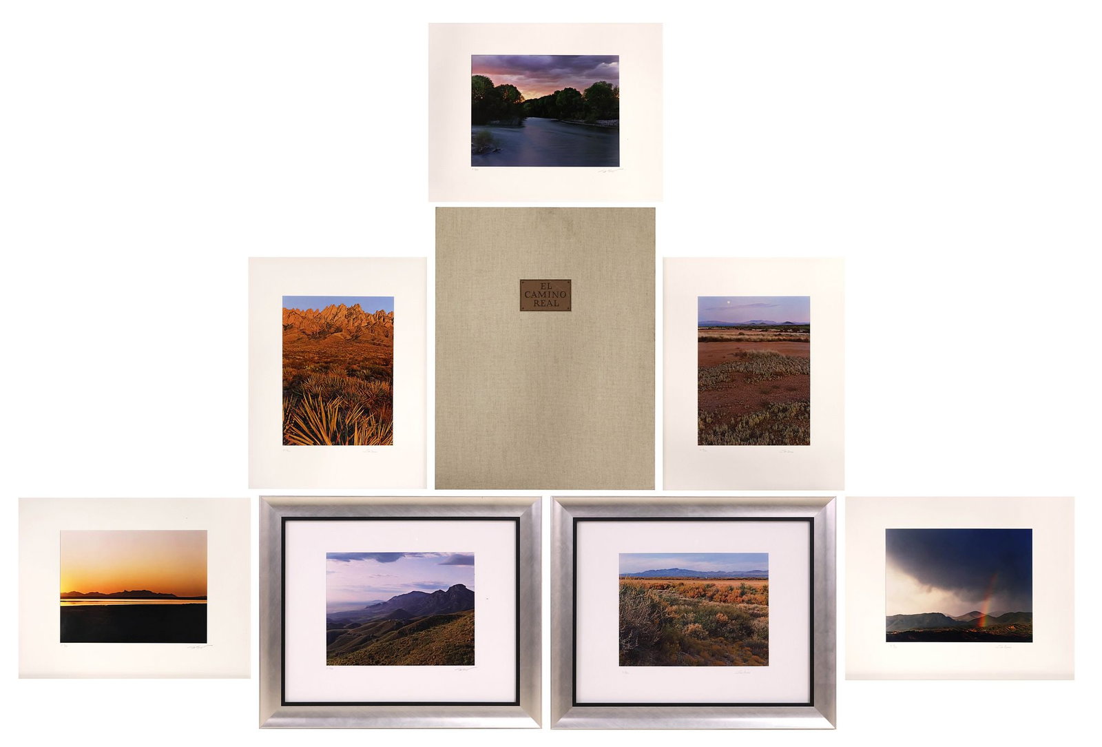 (8) JIM BONES & TODD JAGGER PHOTOGRAPHY PORTFOLIO 'EL CAMINO REAL,' FRAMED & CASED (1 of 20)