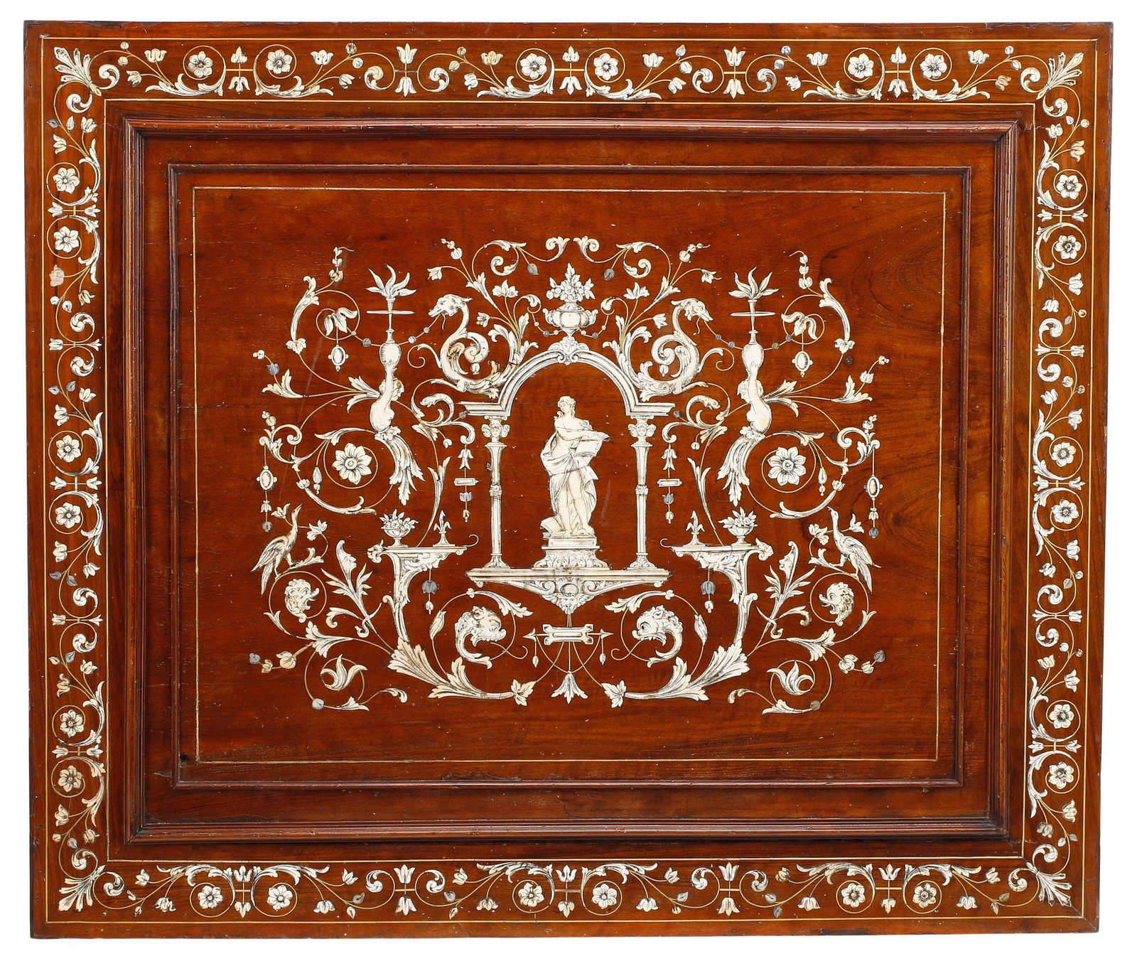 ITALIANATE ARCHITECTURAL INLAID WALL PANEL, 36" X 42" (1 of 7)