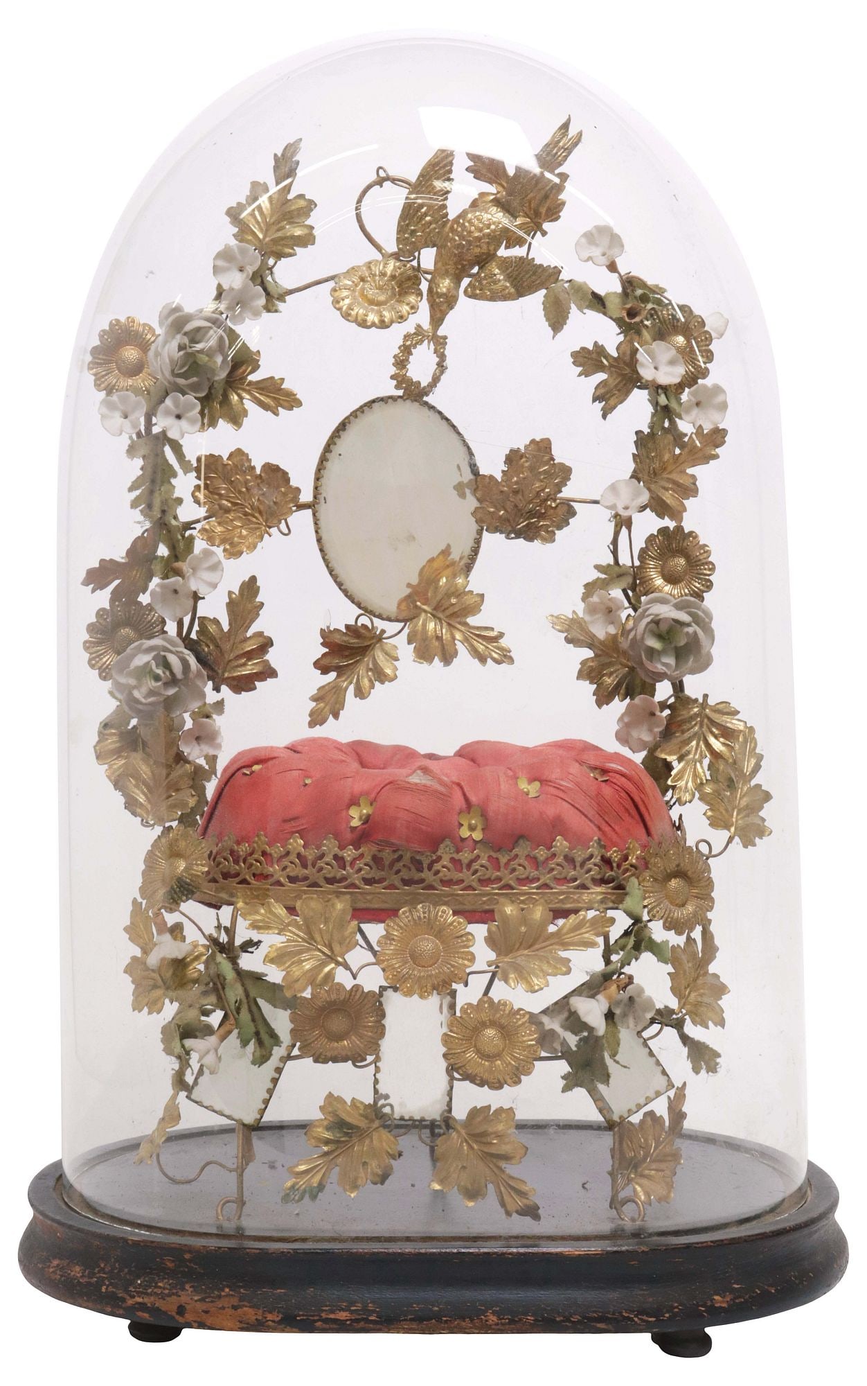 FRENCH GLOBE DE MARIEE / BRIDE'S GLOBE IN GLASS CLOCHE (1 of 5)