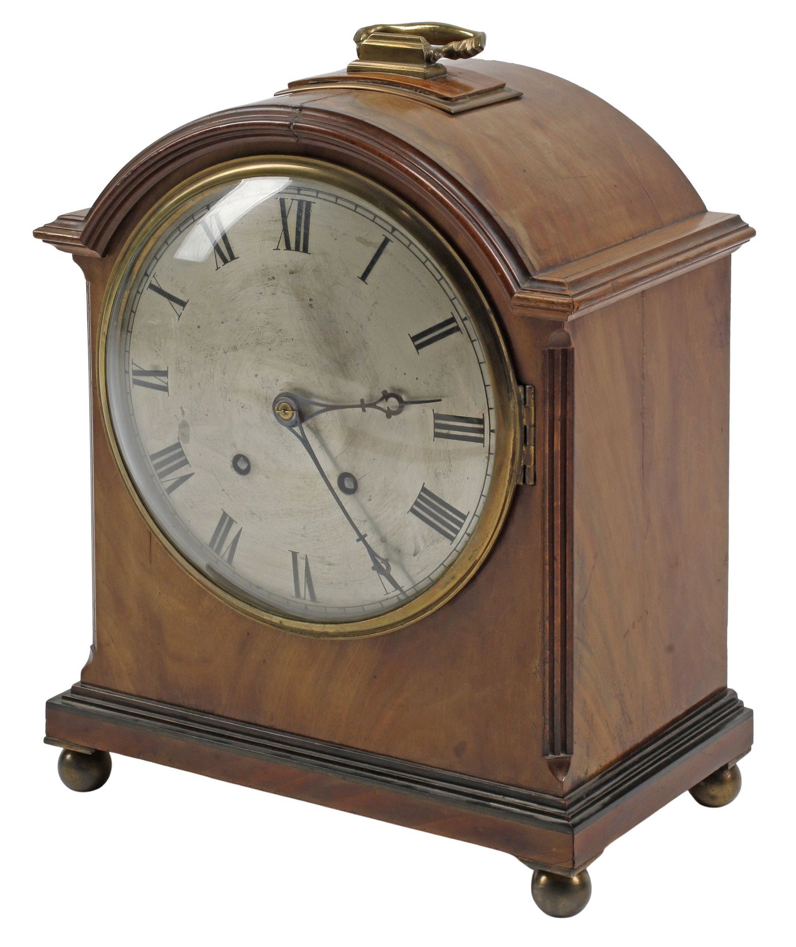 GERMAN WINTERHALDER & HOFMEIER MAHOGANY BRACKET / MANTEL CLOCK (1 of 6)
