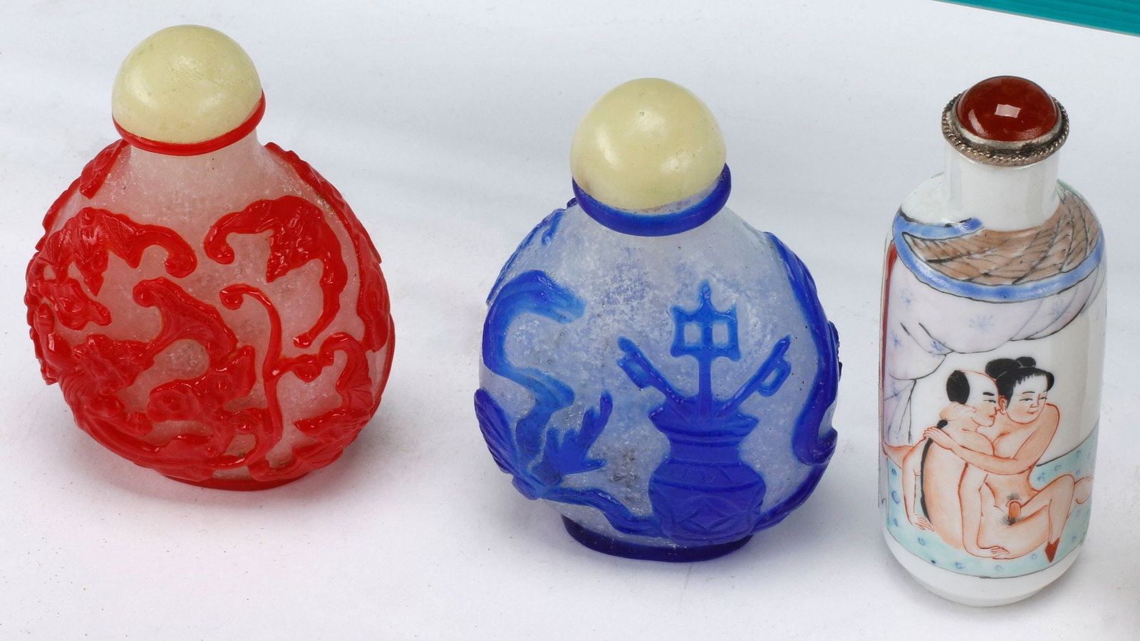(12) CHINESE SNUFF BOTTLES - 4