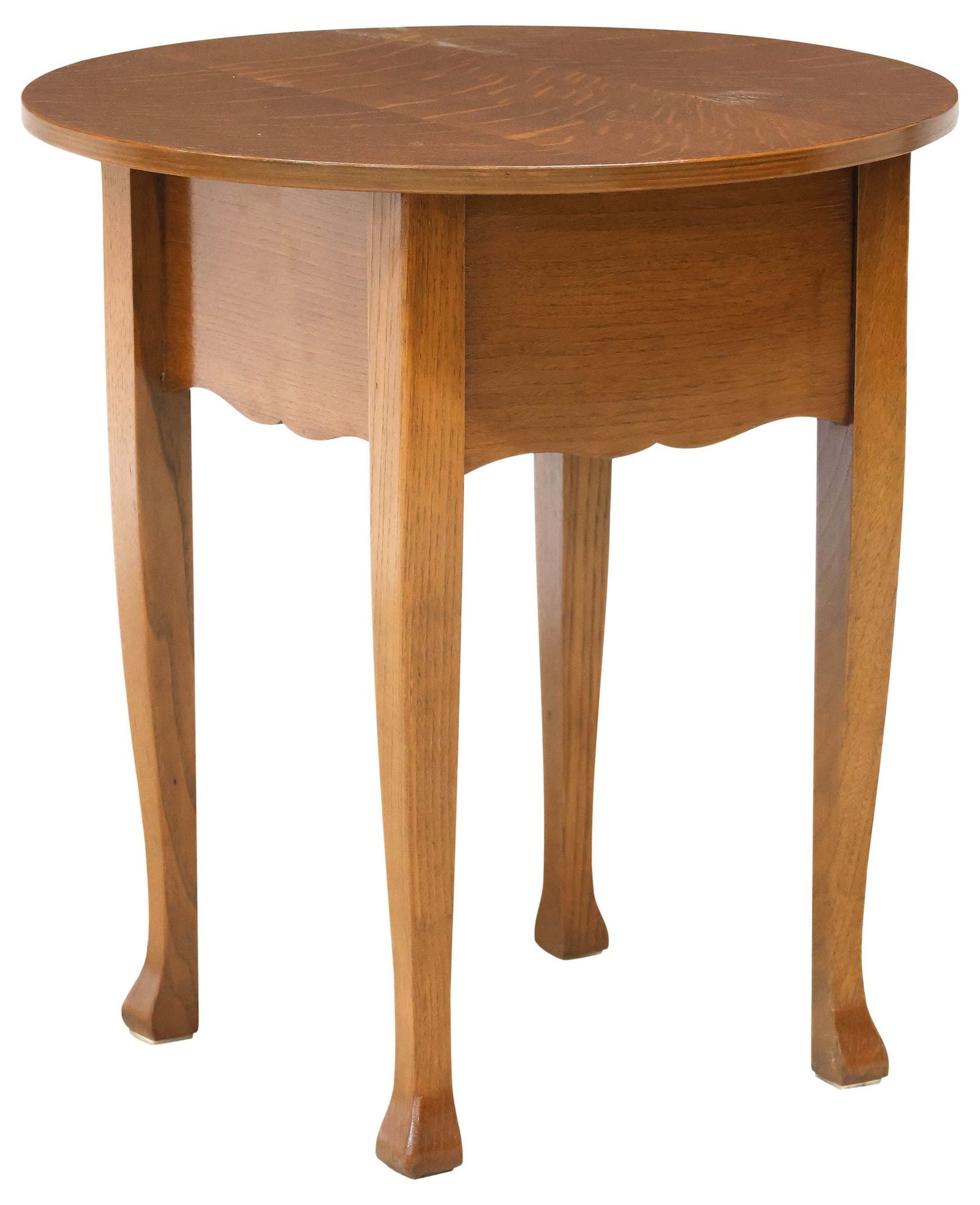 ENGLISH OAK LIFT-TOP SEWING / WORK TABLE (1 of 7)