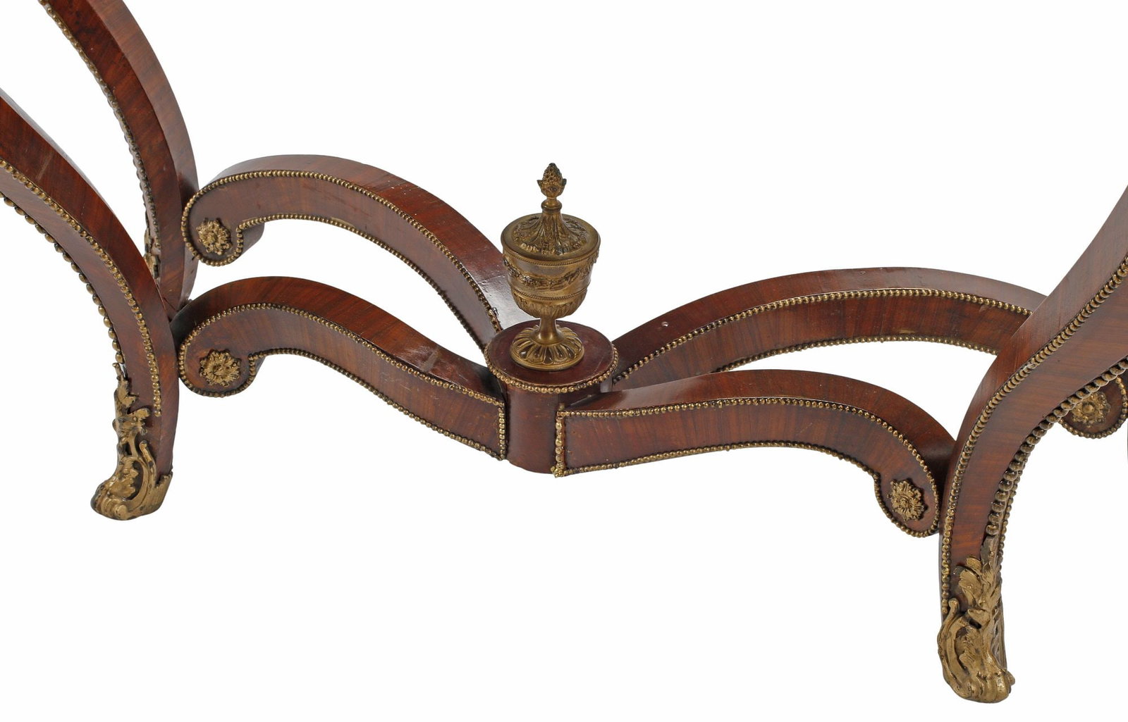 FRENCH LOUIS XV STYLE ORMOLU-MOUNTED CONSOLE TABLE - 6