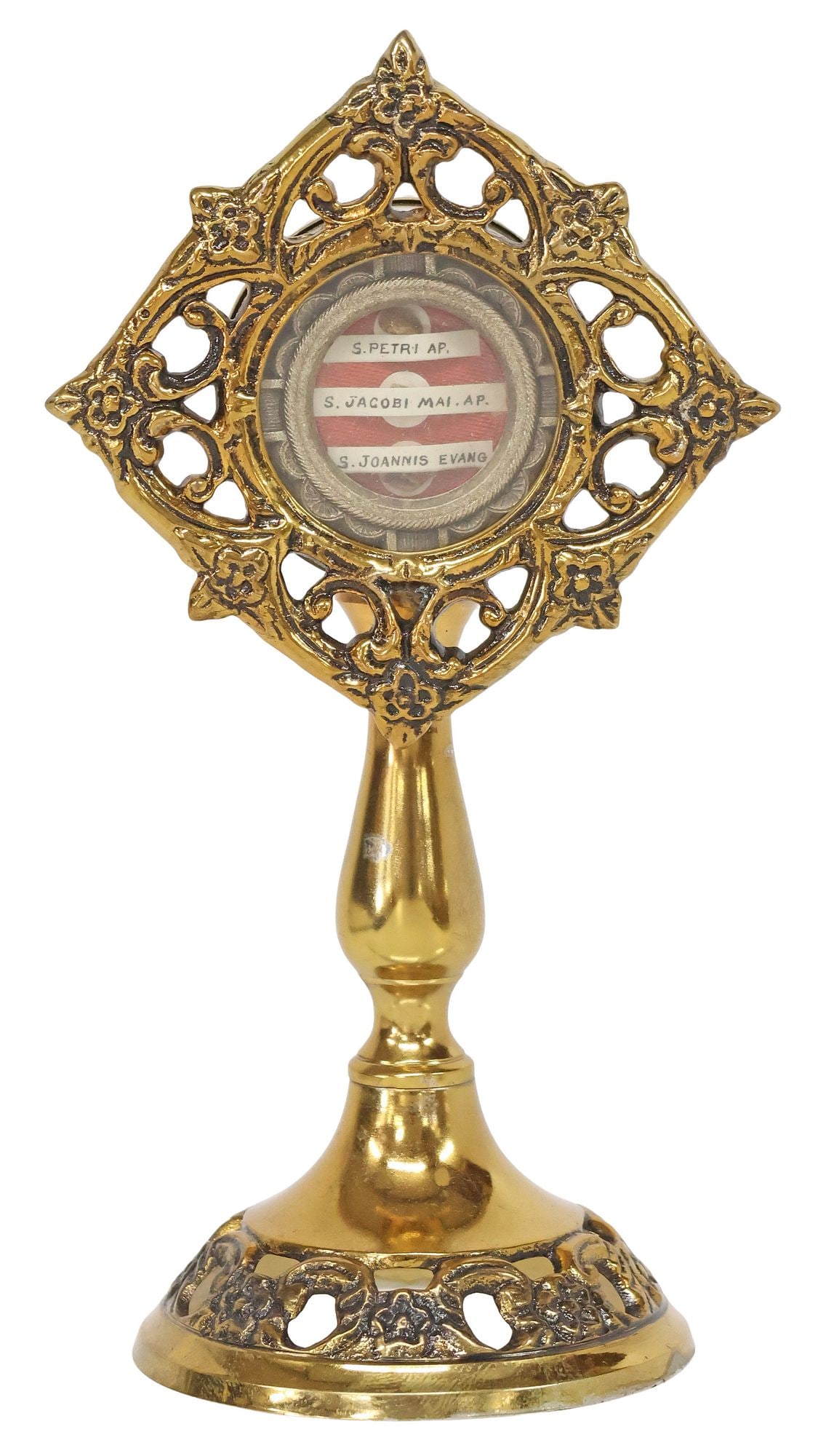 1ST-CLASS RELICS OF 3 'INNER CIRCLE' APOSTLES IN ALTAR RELIQUARY (1 of 9)