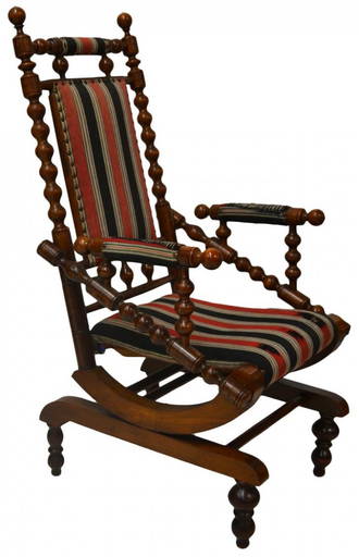 Antique Oak Platform Rocker