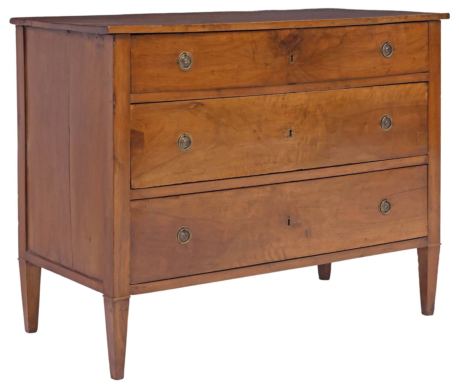 ITALIAN NEOCLASSICAL WALNUT COMMODE, 18TH C. (1 of 5)
