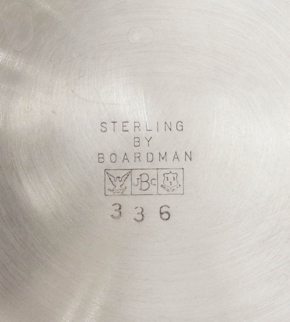 BOARDMAN SILVERSMITHS STERLING SILVER PRESENTATION PITCHER, 20.73OZT - 5