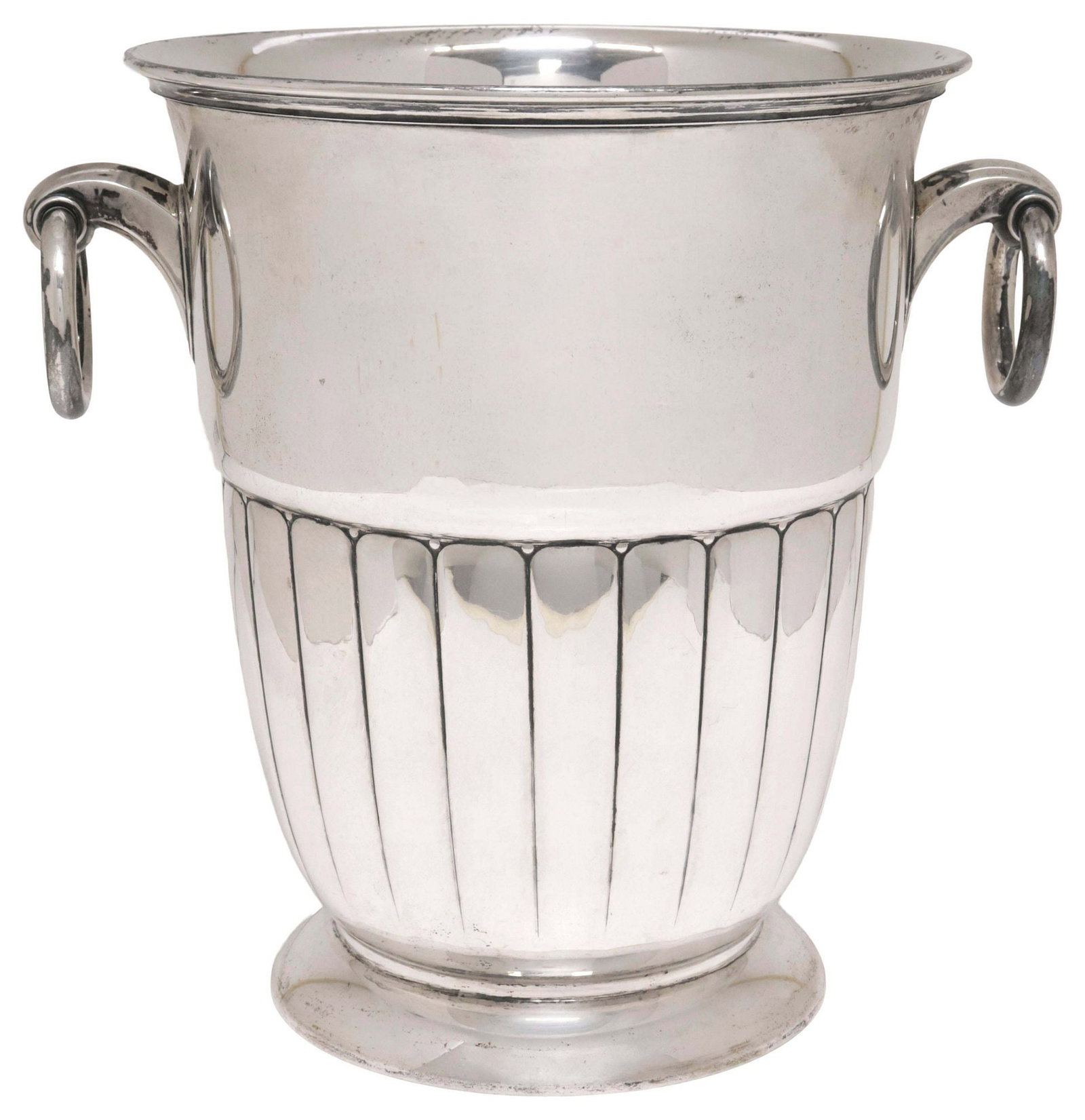 GERMAN .835 SILVER CHAMPAGNE COOLER / ICE BUCKET, 35.94OZT (1 of 5)