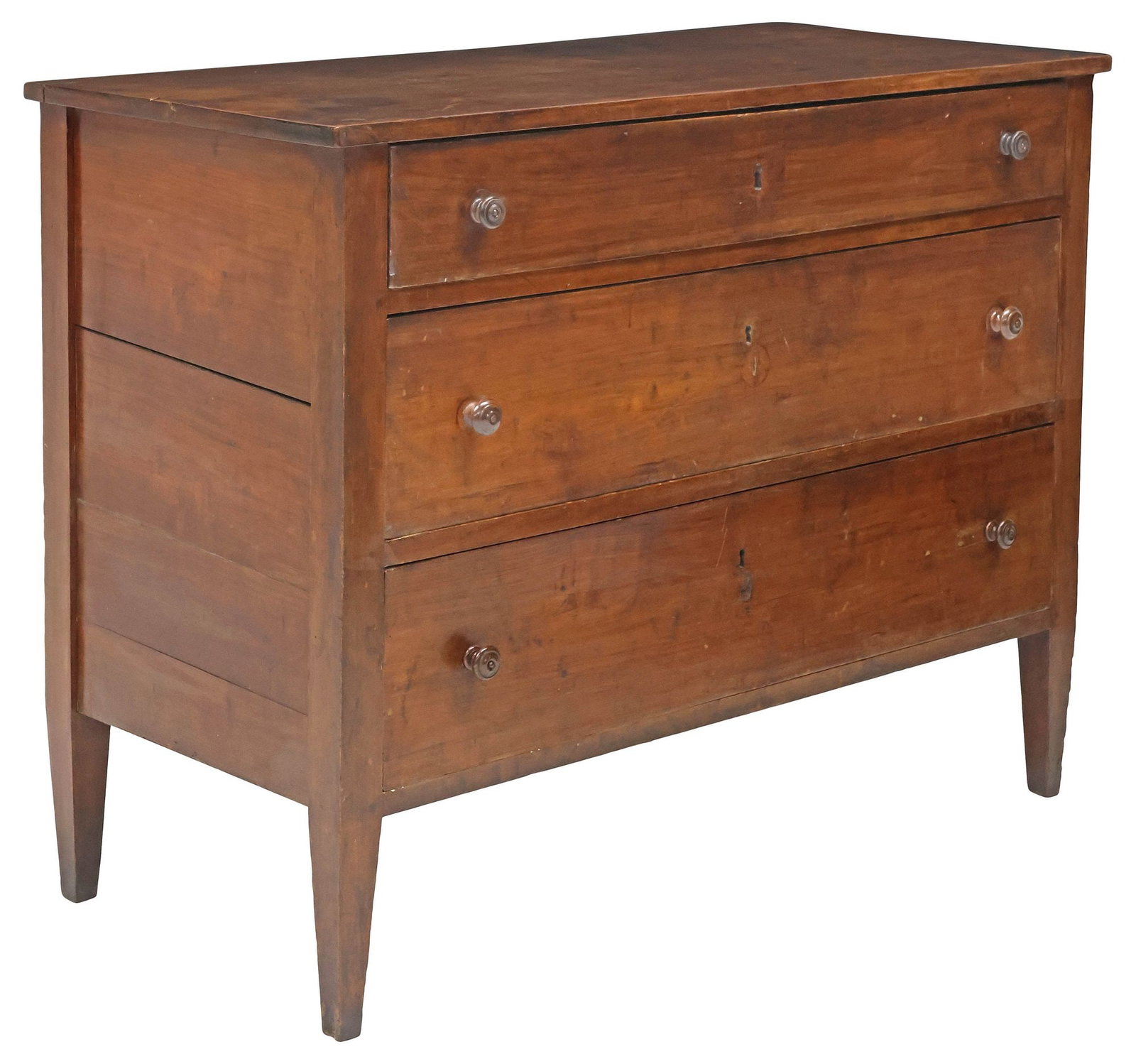 ITALIAN NEOCLASSICAL WALNUT COMMODE, 18TH C. (1 of 5)
