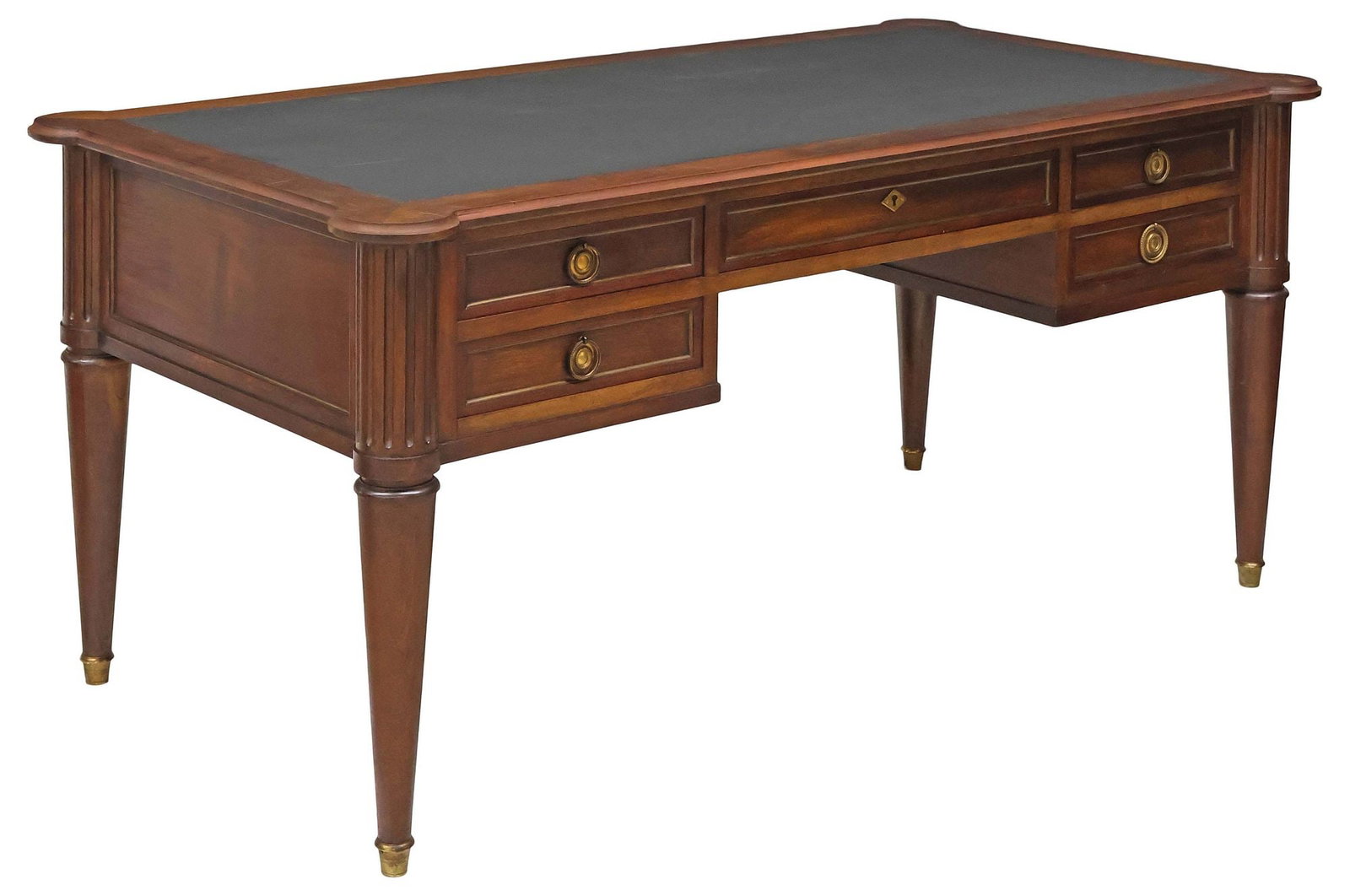FRENCH LOUIS XVI STYLE OAK BUREAU PLAT / WRITING DESK (1 of 5)