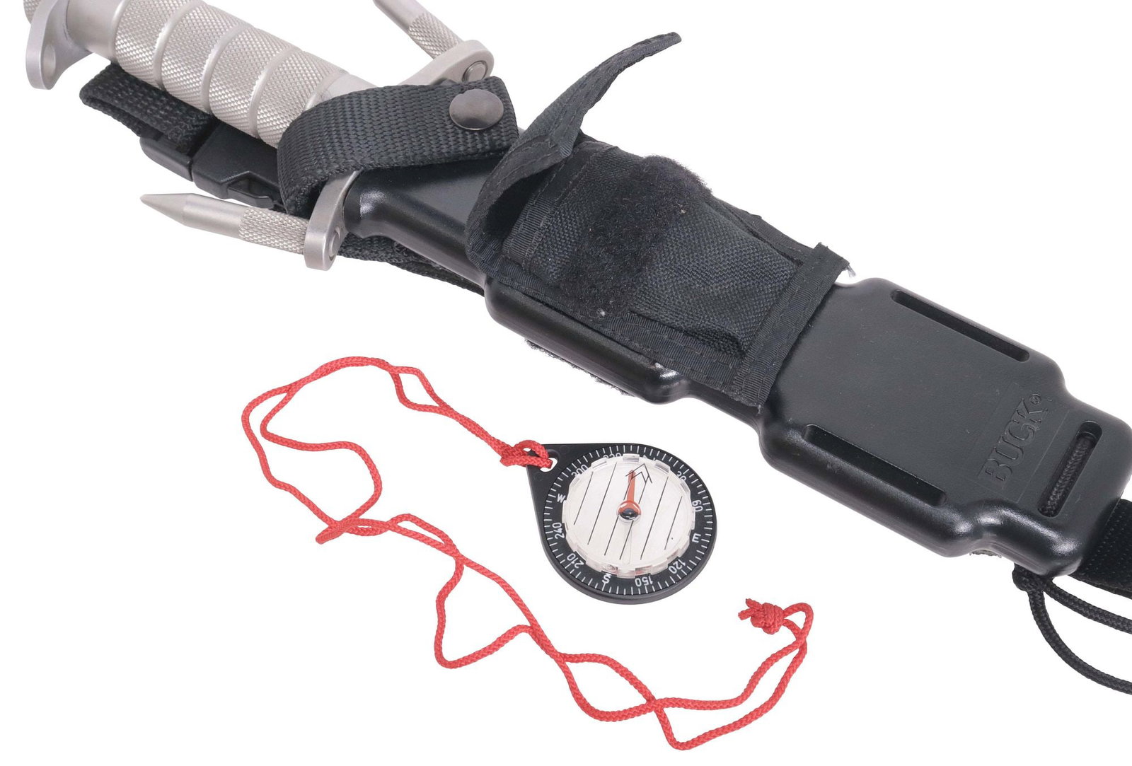 SCARCE BUCKMASTER 184 SURVIVAL KNIFE & SHEATH - 3
