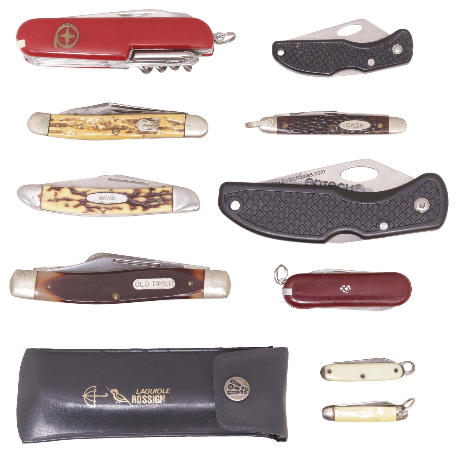(11) POCKET KNIVES, ONE CASE, ON LAGUIOLE & MISCELLANEOUS (1 of 5)