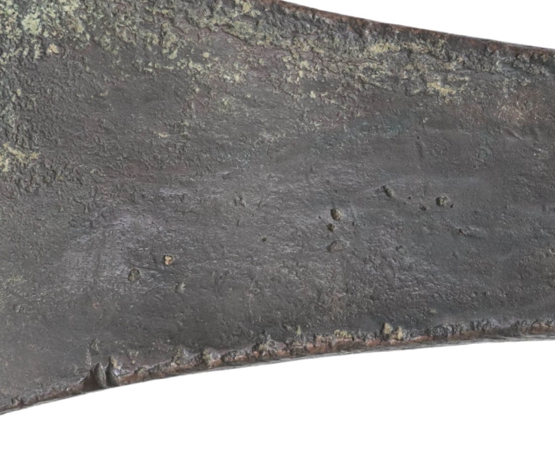 PRE-COLUMBIAN PERUVIAN COPPER AXE HEAD - 2