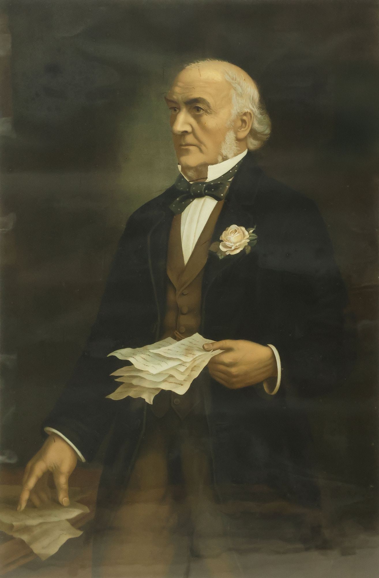 ENGLISH PRINT, PORTRAIT OF PRIME MINISTER WILLIAM EWART GLADSTONE (1 of 3)