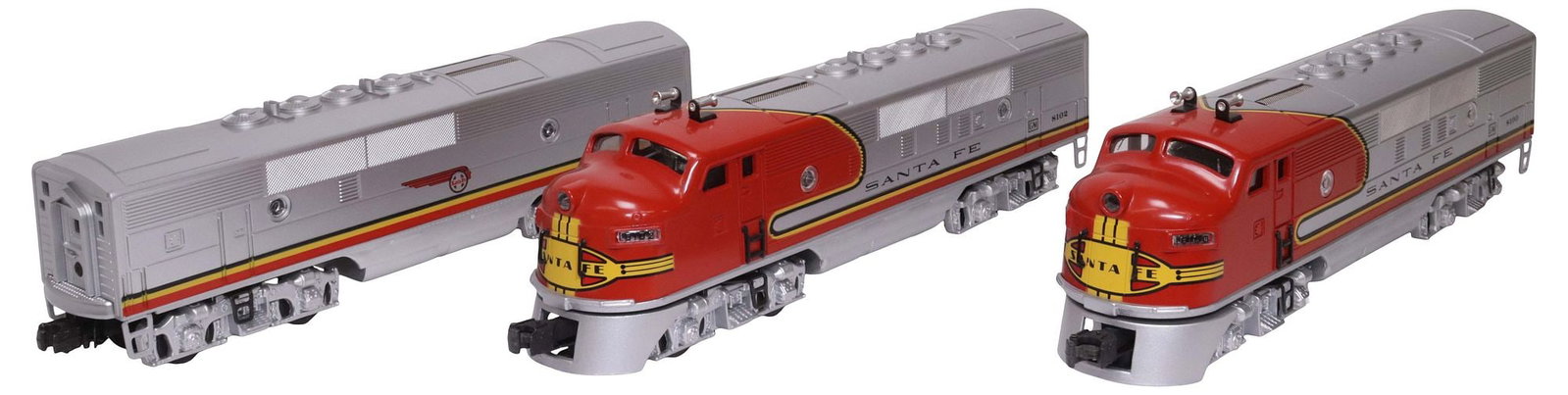 (3) LIONEL SANTE FE F-3 DIESELS MODELS, 6-11711 (1 of 13)