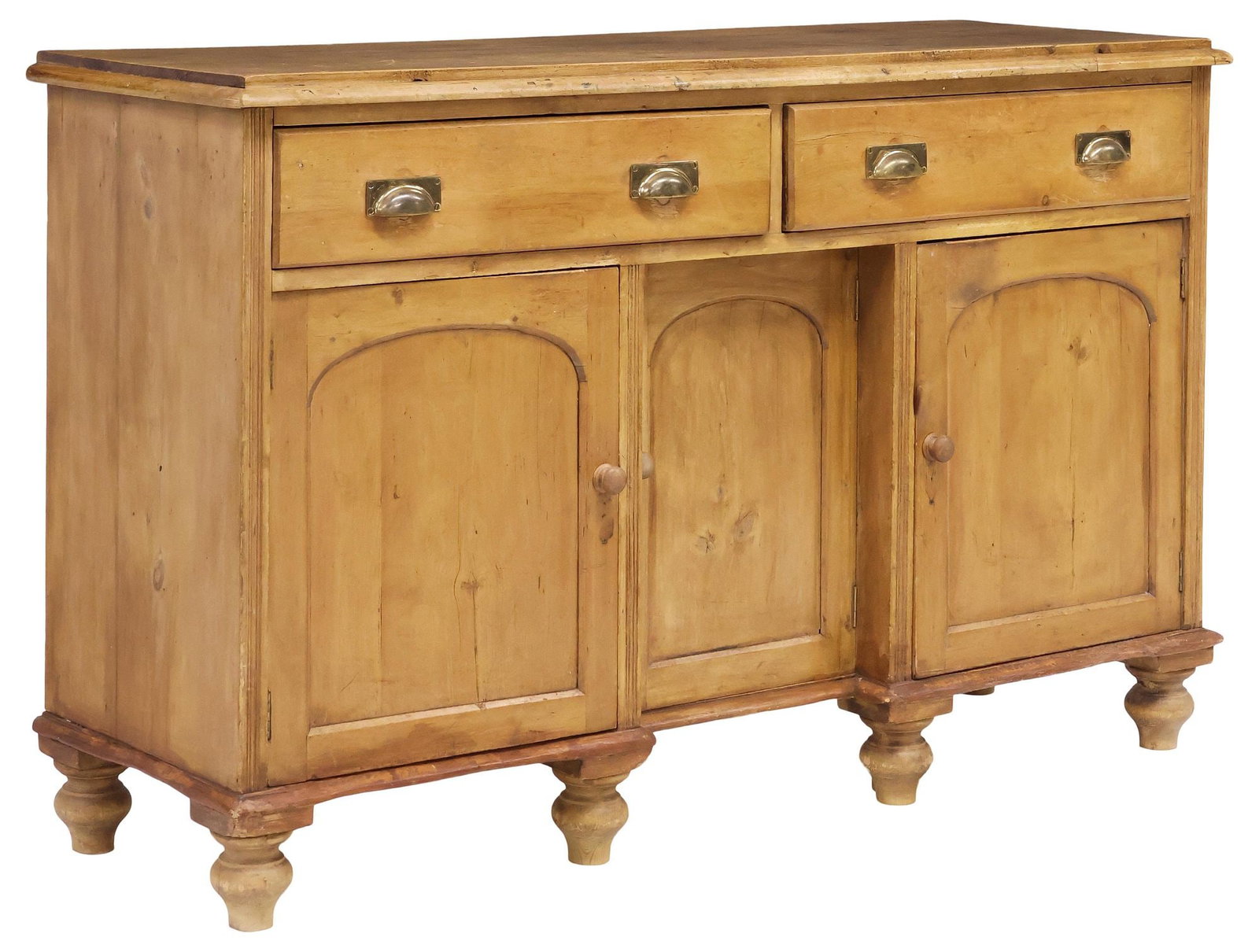 ENGLISH VICTORIAN PINE KITCHEN DRESSER BASE (1 of 6)