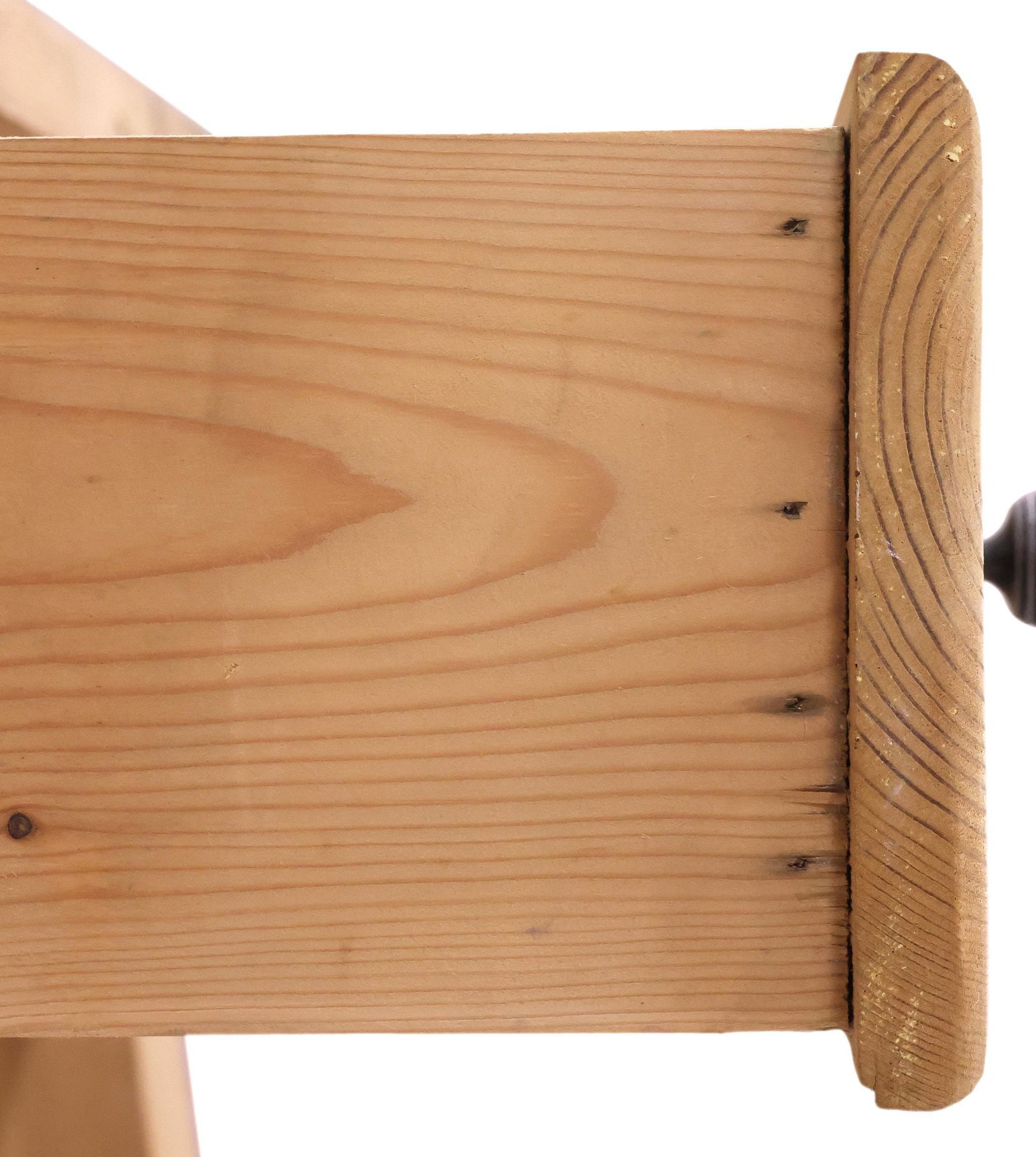 ENGLISH SCRUBBED PINE SINGLE DRAWER KITCHEN WORK TABLE - 4