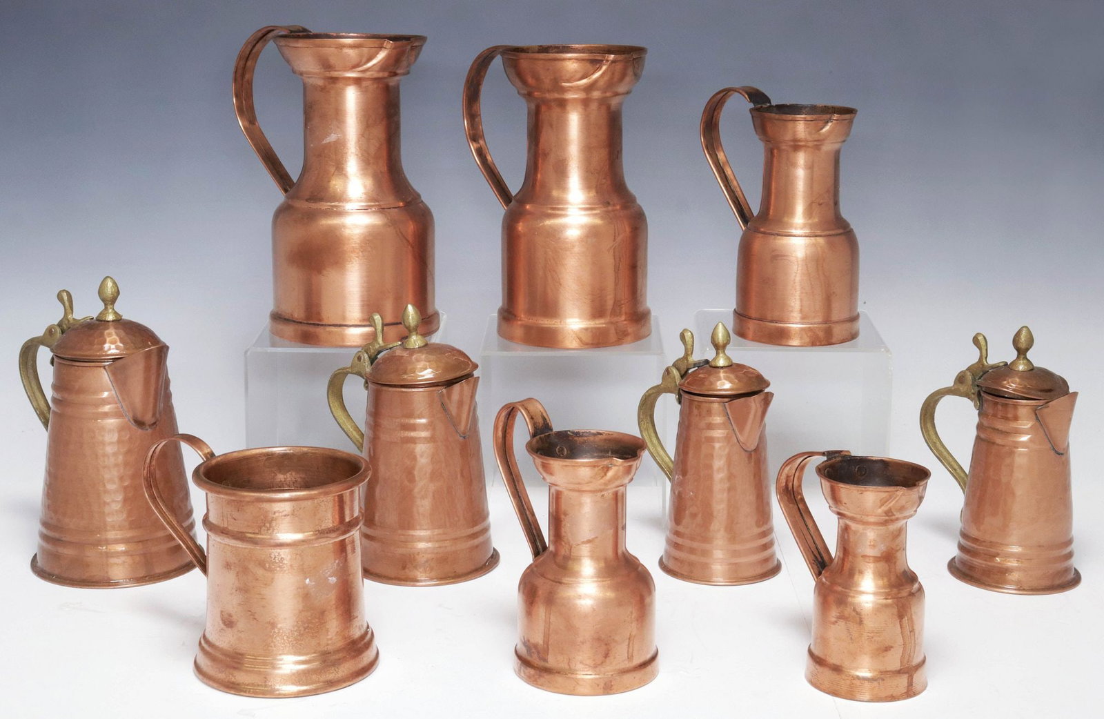 (10) CONTINENTAL COPPER KITCHENWARE, PITCHERS & JUGS (1 of 5)